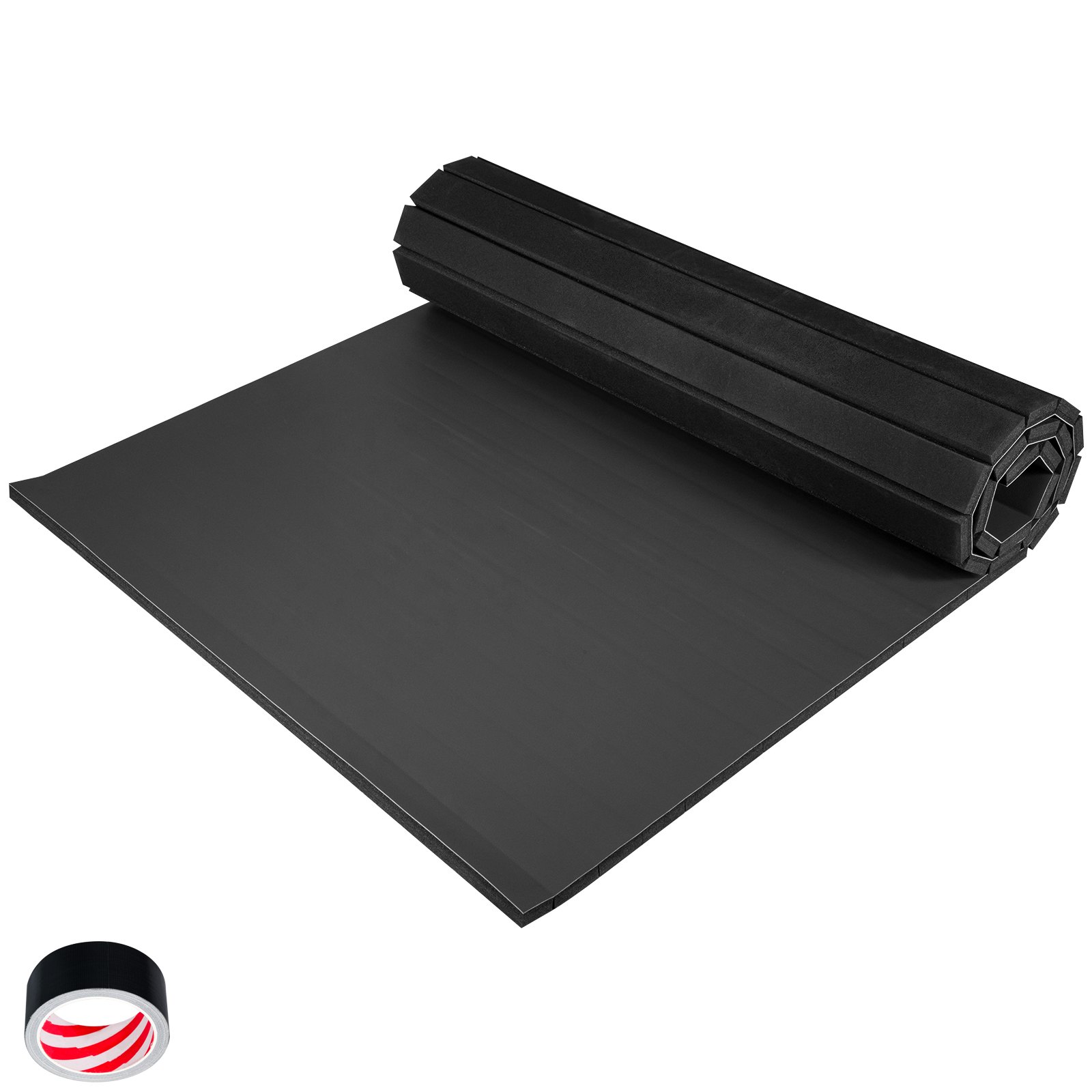Alfombrilla Fitness Esterilla Fitness 1,5 x 3 m Negro Colchonetas para Gimnasio