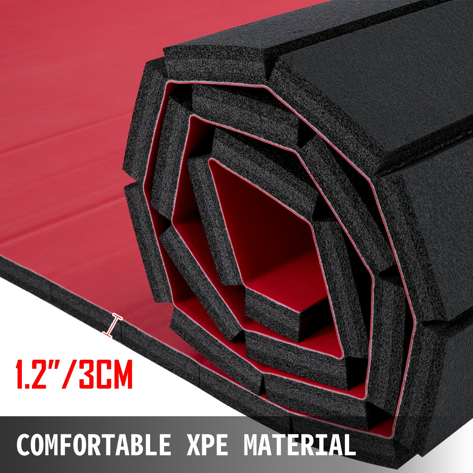 Alfombrilla Para Eventos De Lucha Libre 1,5 X 3 M, Esteras Impermeable De Rojo