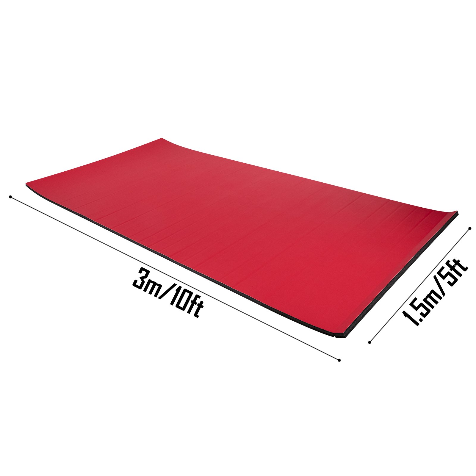 Alfombrilla Para Eventos De Lucha Libre 1,5 X 3 M, Esteras Impermeable De Rojo