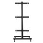 VEVOR Weight Plate Rack, Weight Plate Tree for 2-inch Weight Plates, Standard Weight Plate Tree, Rolling, Weight Storage Holder with a Load Capacity of 454 kg, Storage Stand