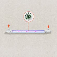 VEVOR 55W 12GPM Purificador de Agua Ultravioleta con Carcasa de Acero Inoxidable