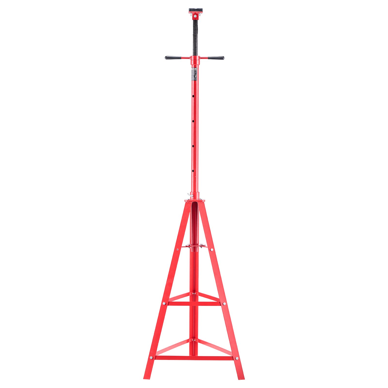 VEVOR Soporte de Elevación Inferior Capacidad de 2 t, Soporte para Debajo del Polipasto Elevación de 120-215 cm, Altura Ajustable en 4 Niveles, Acero al Carbono de Alta Resistencia para Garajes