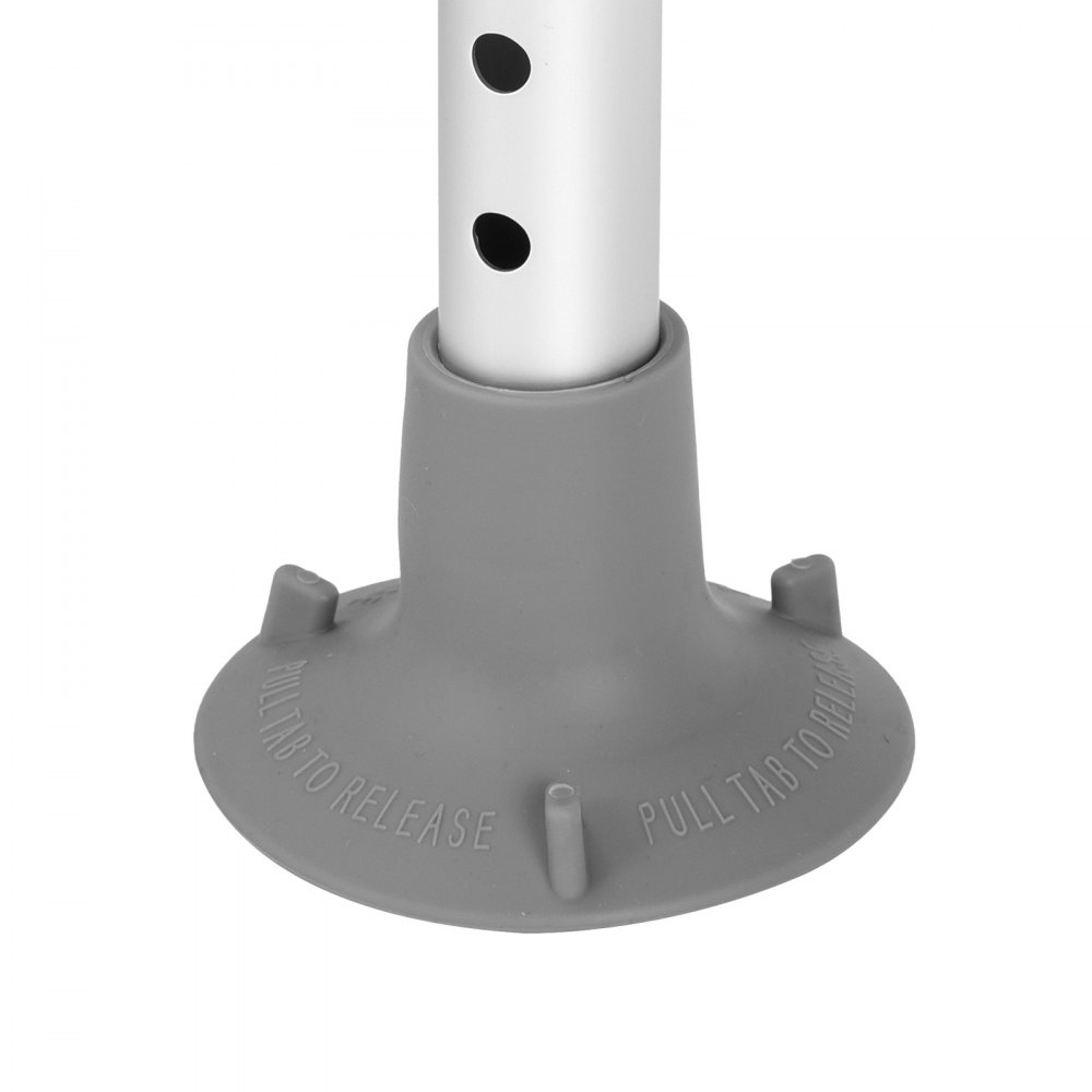 VEVOR Pasamanos de Seguridad para Inodoro Asiento de Inodoro Plegable 300 libras con Asas Antideslizantes Portátil y Versátil Tubo de Aleación de Aluminio para Personas Mayores, Mujeres Embarazadas