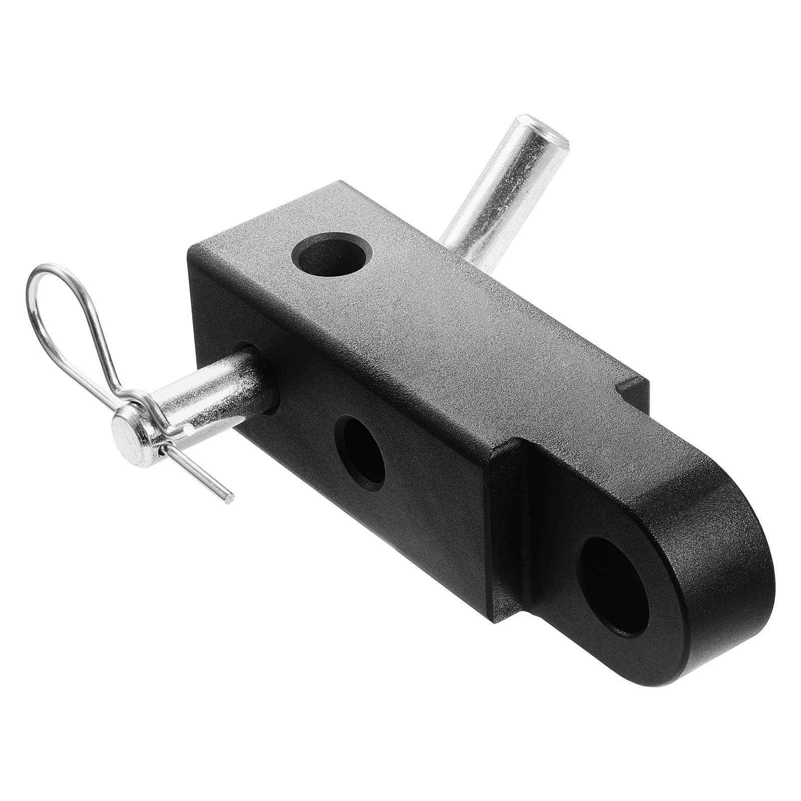 VEVOR trailer hitch with shackle, fits 2-inch trailer hitches, 52,900 lbs breaking strength, heavy-duty towing accessory with trailer hitch locking pin for trucks and Jeeps