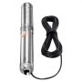 VEVOR deep well pump, 550 W output power, 65 l/min flow rate, 85 m delivery head, with 20 m cable, external control box, submersible pump, for industrial irrigation and home use, IP68