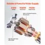 VEVOR Bomba Sumergible para Pozos Profundos 1100 W Altura de Elevación de 75m caudal de 100 L/min