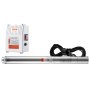 VEVOR Bomba Sumergible para Pozo Profundo, 1500W 230V 50Hz, 9,8 m³/h 108 m de Cabezal, con Cable de 19,4 m y Caja de Control Externa, Bombas de Agua de Acero Inoxidable para Uso Industrial, Riego y Doméstico, IP68 a Prueba de Agua