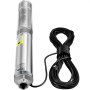 VEVOR Deep Well Submersible Pump, 750W 230V/50Hz, 100L/min 66 m Head Sand Resistant <5%, 20 m Electric Cord, 7.6 cm Stainless Steel Water Pumps for Industrial, Irrigation & Home Use, IP68 Waterproof