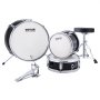 VEVOR 3-piece drum set with adjustable throne cymbal pedal, two pairs of drumsticks, approx. 20 cm tom drum, approx. 25 cm snare drum, approx. 36 cm bass drum, children's drum set, black