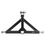 VEVOR 3-point hitch with 5.08 cm receiver, three-point linkage, 1360 kg capacity, tractor hitch adapter, compatible with Kubota, Mahindra, John Deere, Massey Ferguson