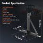 VEVOR Receptor de Enganche 3 Puntos Enganche de Remolque de Tractor Categoría 1 Adaptador de Barra de Tiro Estándar 5,08 cm 540x533,3mm con Pasadores para Trabajos de Construcción de Equipos Agrícolas