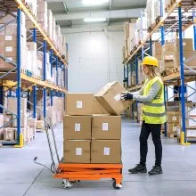 VEVOR Mesa Elevadora Hidráulica Altura de Elevación 30-120 cm Carga de 226,8 kg