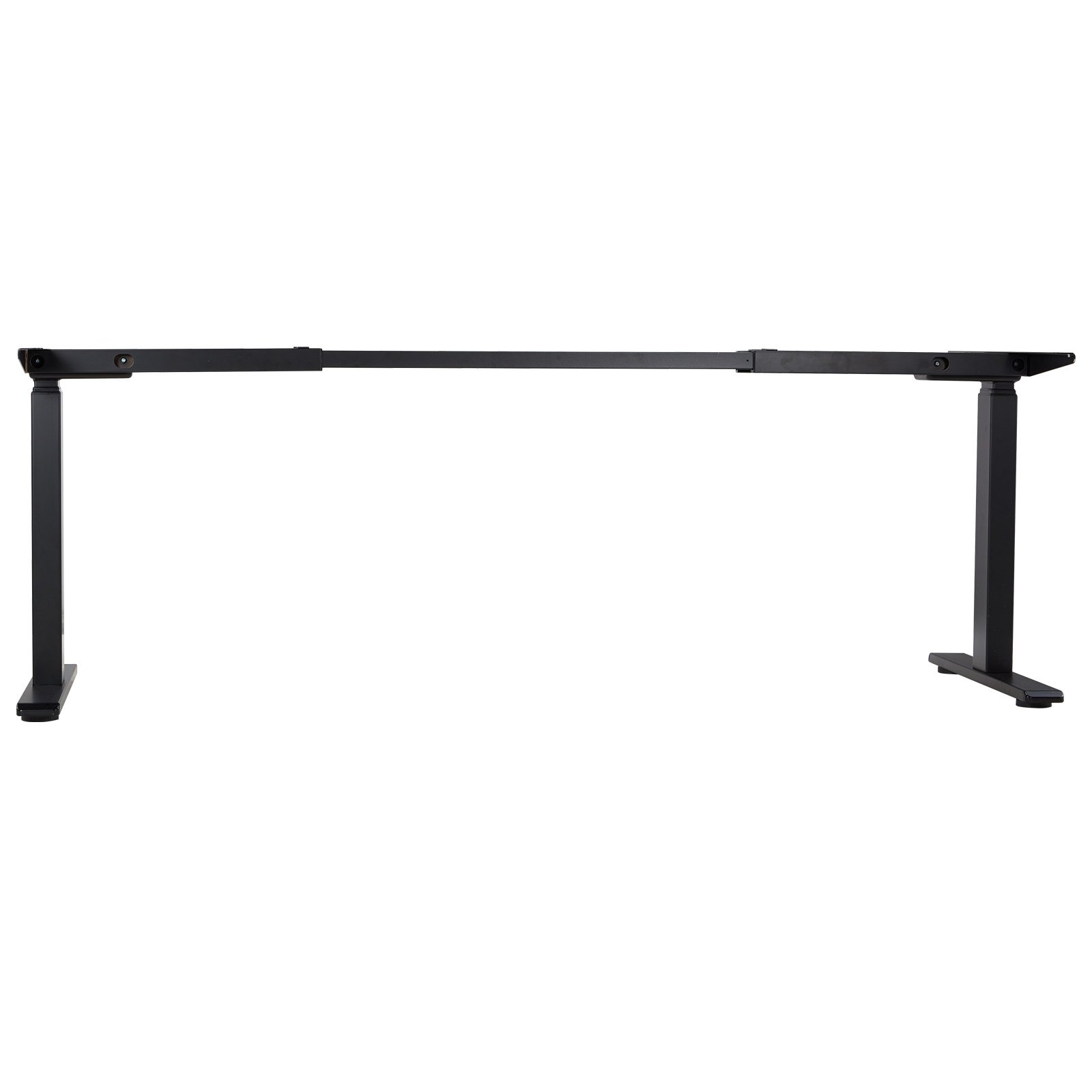 VEVOR Estructura de Mesa Elevable, Doble Motor, Altura Ajustable 60-125 cm Longitud 101-180 cm, Patas de Mesa con Control Inteligente, Marco de Escritorio Elevable Eléctrico para Oficina Hogar, Negro