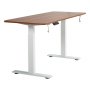 VEVOR Standing Desk Frame Dual Motor, Electric Adjustable 100-180 cm Extension Length, 3 Memory Height Settings Stand Up Table Legs, Sit to Stand Desk Leg Riser for Office Home Base Worksation, White