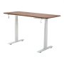 VEVOR Standing Desk Frame Dual Motor, Electric Adjustable 100-180 cm Extension Length, 3 Memory Height Settings Stand Up Table Legs, Sit to Stand Desk Leg Riser for Office Home Base Worksation, White