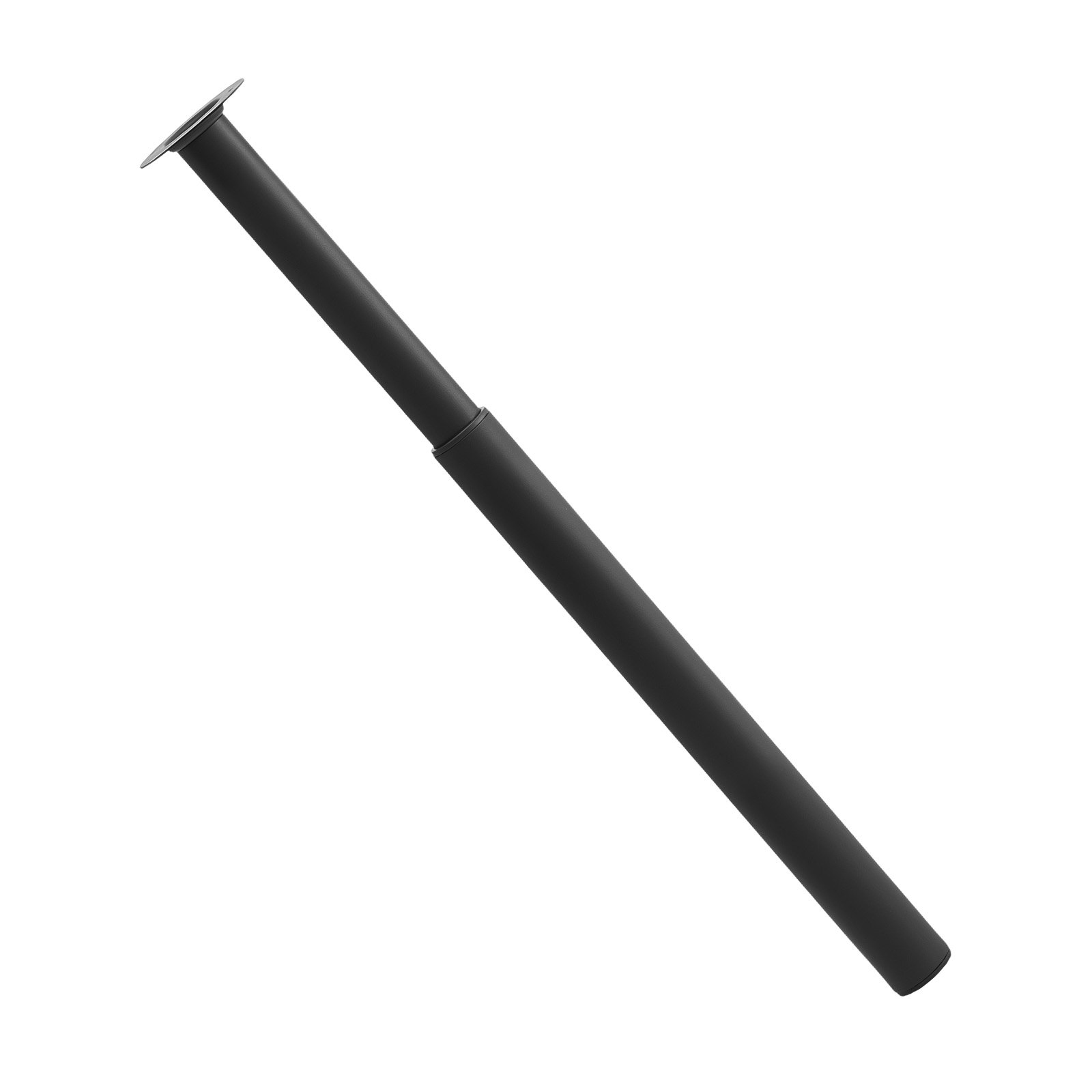 VEVOR Patas Regulables de Mesa de Acero al Carbono, Altura Ajustable 710-1100 mm, Negro, Capacidad Máxima 544 kg, Juego de 4 Patas con Kit de Herrajes para Escritorio, Mesa de Bar, Banco de Trabajo
