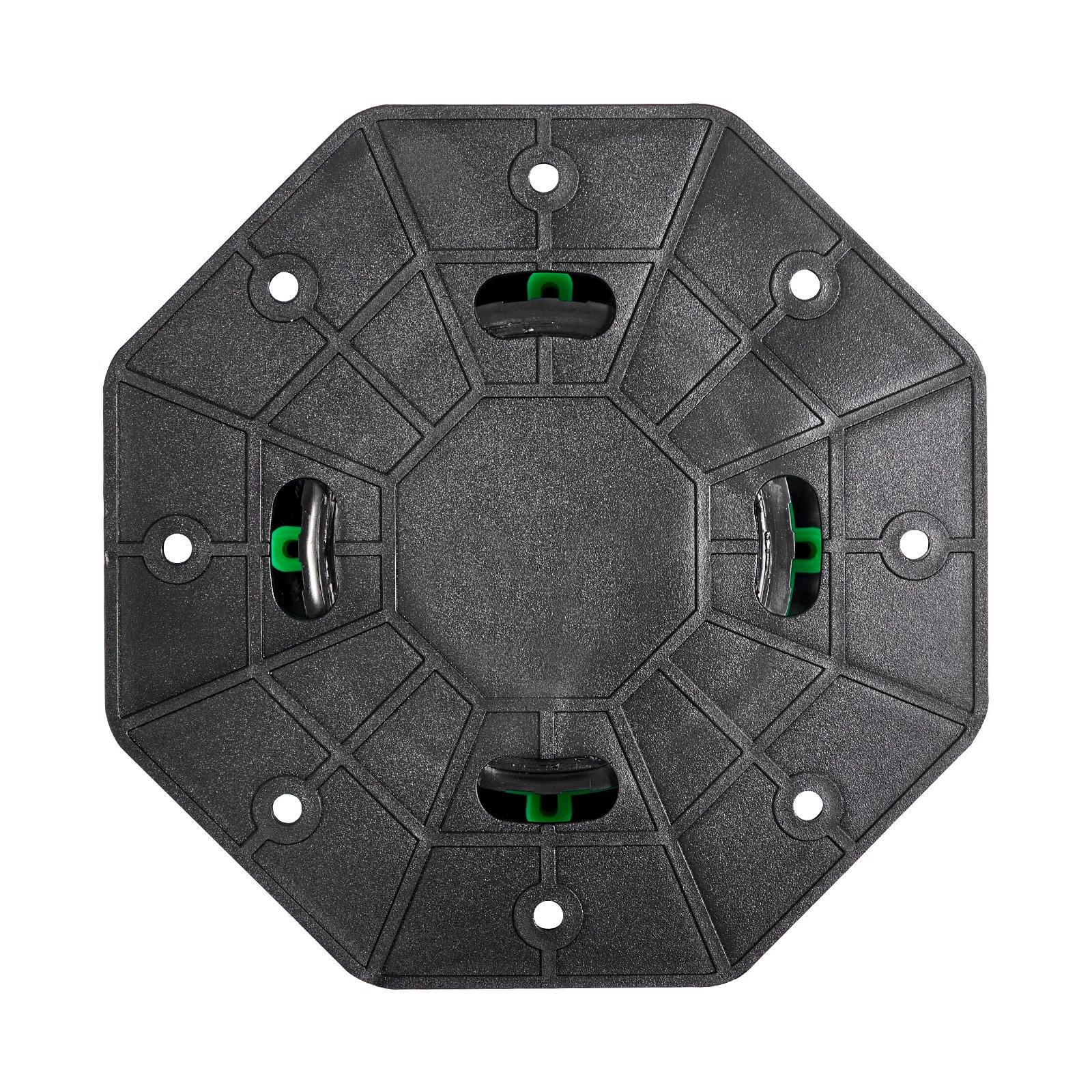 VEVOR Bloques de Terraza 8 Unidades, Carga 997,90 kg, Pedestal de Plástico, Adoquín, Elevación: 90-118 mm, Altura Ajustable, Base para Cobertizo, Madera, Hormigón y Metal, 197 x 197 x 113 mm