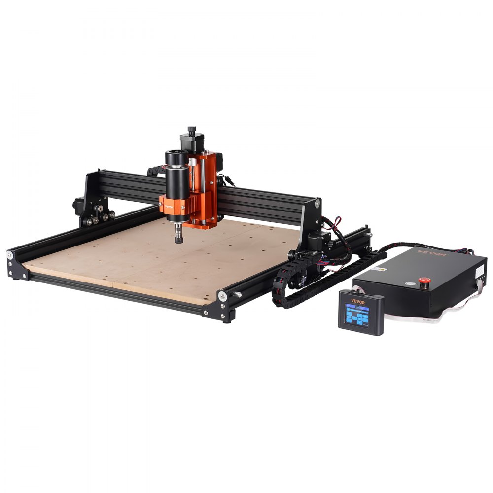 VEVOR Máquina de Grabado CNC Enrutador de 300W y 3 ejes con Control GRBL 40x40cm