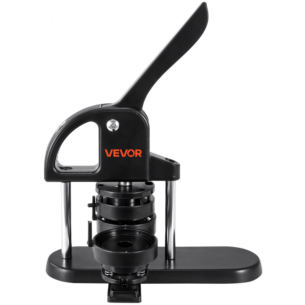 VEVOR Máquina para Hacer Botones de 25/32/58 mm Prensa para Insignias con 300 Kits de Consumibles Libro Mágico y Cortador de Círculos Fabricante de Insignias de Plástico Resistente para Hacer Botones