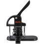 VEVOR Máquina para Hacer Botones de 25/32/58 mm Prensa para Insignias con 300 Kits de Consumibles Libro Mágico y Cortador de Círculos Fabricante de Insignias de Plástico Resistente para Hacer Botones