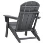 VEVOR 2 Juegos de Sillas Adirondack de Plástico Plegables y Portátiles de 800 x 755 x 915 mm para Exteriores, con Portavasos, Reposabrazos Relajante y Ergonómico para Jardín, Patio trasero, Gris
