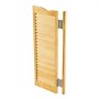 VEVOR Puertas Batientes para Cafetería, Puerta Interior de Doble Acción con Arco Superior de Madera de Pino 805 x 28 x 1060 mm con Bisagras y Herrajes para Pasillo, Cocina, Bar, Color Madera