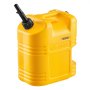 VEVOR Bidón de Gasolina 19 L, Tanque de Combustible de HDPE y PP, con Pico y Escala, Caudal Máximo de 15 L/min, a Prueba de Fugas, para la Mayoría de Autos, Motocicletas, ATV, UTV, Amarillo, 1 Pieza