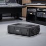VEVOR 2U Rack Case, 260 mm Depth, Rackmount Flight Case Shallow Rack with Microphone Compartments, Polyethylene Construction, Recessed Twist Latches, Easy Installation, for Amplifier, Audio, DJ Mixer