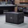 VEVOR 6U Rack Case, 260 mm Depth, Rackmount Flight Case Shallow Rack with Microphone Compartments, Polyethylene Construction, Recessed Twist Latches, Easy Installation, for Amplifier, Audio, DJ Mixer
