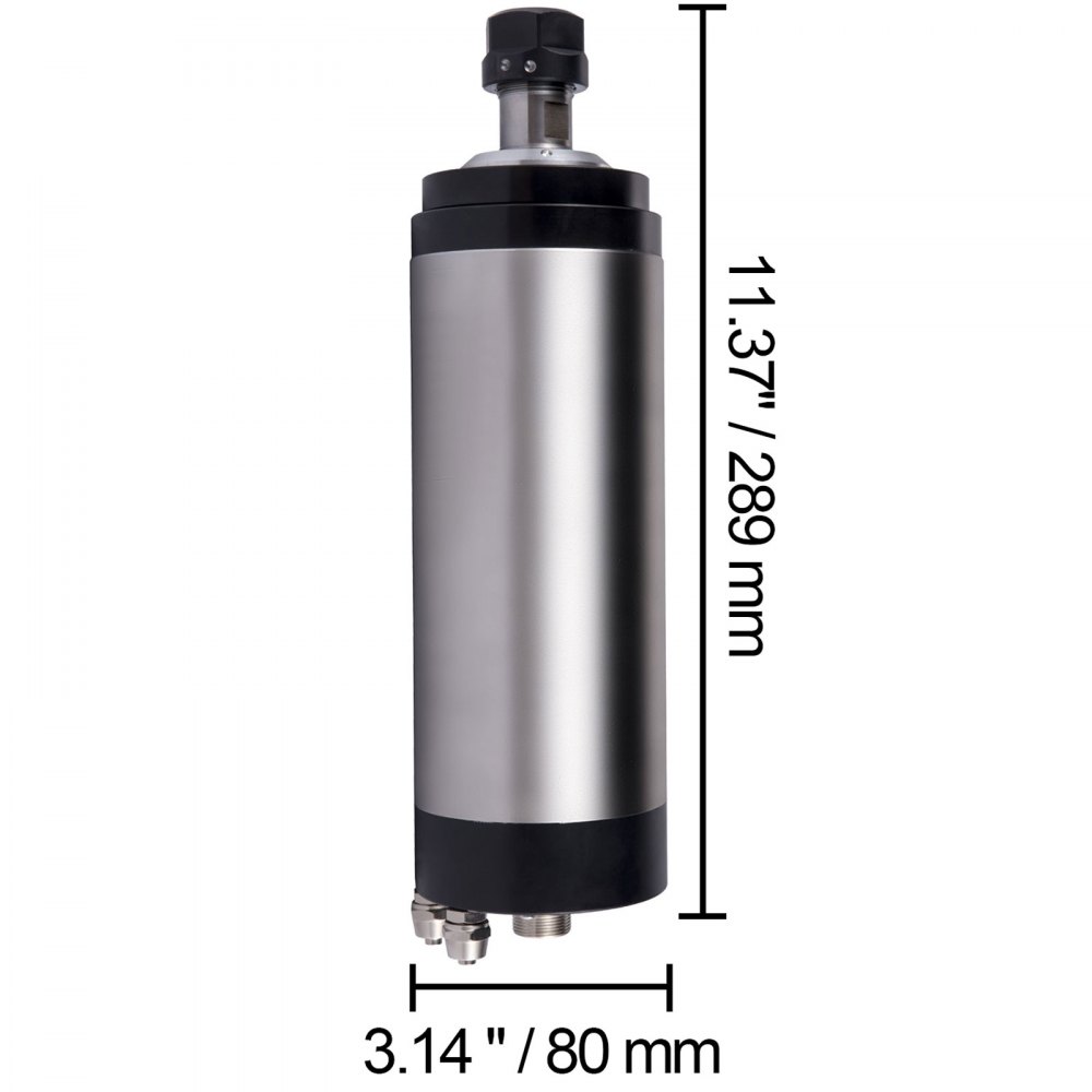 Vevor 2,2kw 220v Kit De Motor Del Husillo Cnc Refrigerado Por Agua Pinzas Er20