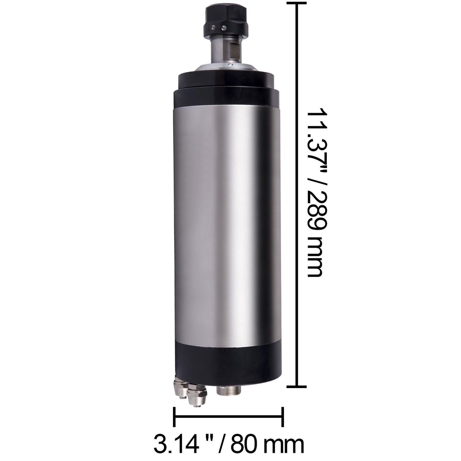 Vevor 2,2kw 220v Kit De Motor Del Husillo Cnc Refrigerado Por Agua Pinzas Er20