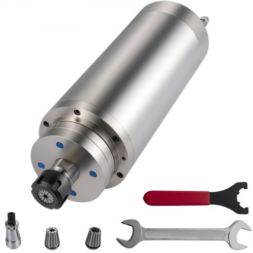 Vevor Kit De Motor Del Husillo Cnc 5,5 Kw 380 v Refrigerado Por Agua Pinzas Er25