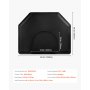 VEVOR Salon Mat for Hairdressers, 1225x1505mm, Hexagonal Anti-Fatigue Floor Mat, 13mm Thick Floor Mat for Hair Salons, Easy-to-Clean PVC Surface & Beveled Edges to Prevent Tripping