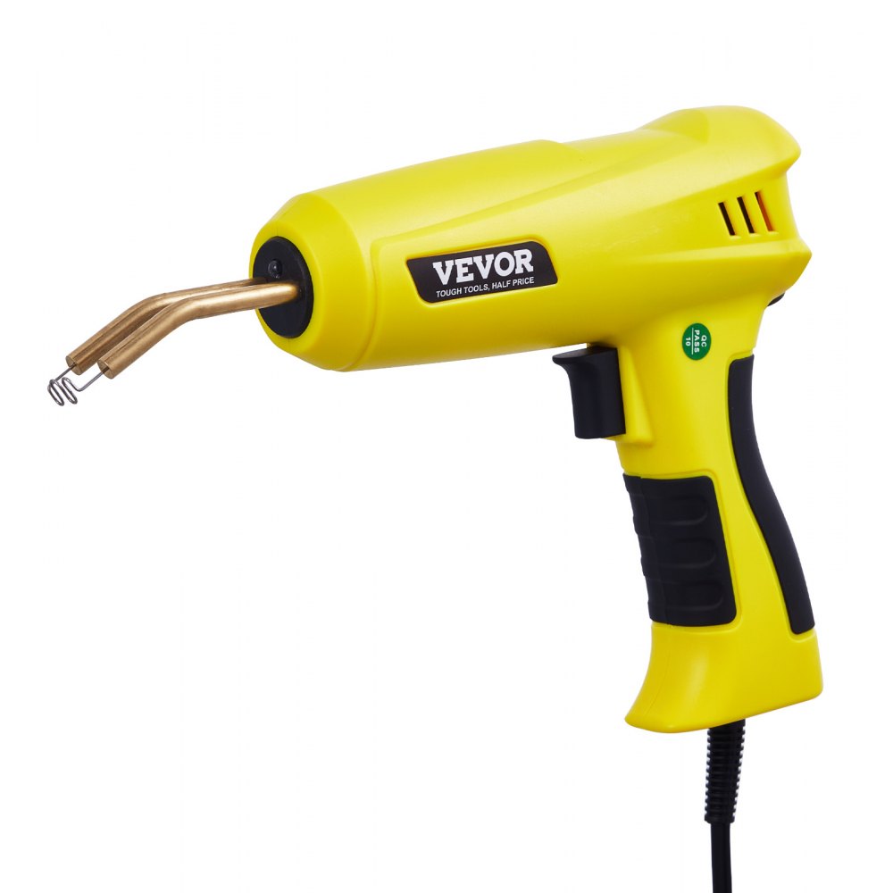 VEVOR Kit de Soldadura de Plástico 220 W con 800 Grapas Calientes y 56 Varillas de Soldadura, con Luz LED, Estuche de Transporte para Juguetes, Reparación de Parachoques Automóviles, 230 x 168 x 56 mm