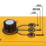 VEVOR Reparación de Máquinas de Soldadura, 220 V Kit de Reparación de Plástico Profesional 20 W Kit de Soldadura de Reparación con 300 Grapas 3 Configuraciones para Reparar Rápidamente Plásticos Rotos