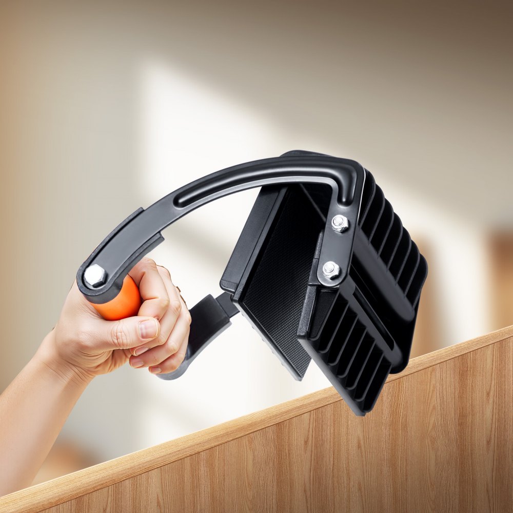 VEVOR Plywood Carrier, 90.7 kg Single lamp Capacity, Adjustable Drywall Carrying Tool for 0-25.4 mm Thickness Boards, Plywood Carrier with Non-Slip Grips for Plastic Boards, Plywood, Drywall