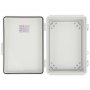 VEVOR Caja de Conexiones Eléctricas Cubierta con Bisagras para Caja Eléctrica de Plástico ABS de 300x200x180mm Pestillo de Acero Inoxidable Impermeable IP67 a Prueba de Polvo para Proyectos Eléctricos
