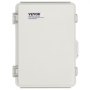 VEVOR Caja de Conexiones Eléctricas Cubierta con Bisagras para Caja Eléctrica de Plástico ABS de 300x200x180mm Pestillo de Acero Inoxidable Impermeable IP67 a Prueba de Polvo para Proyectos Eléctricos
