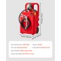 VEVOR Tanque de Combustible Portátil 540 x 465 x 1070 mm con Bomba de Transferencia de Combustible Eléctrica 15 GPM, Manguera, Boquilla Manual, Contenedor de Combustible para Diésel y Gasolina