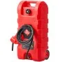 VEVOR Fuel Trolley, 56.78 L, Fuel Canister with Gravity & Hand Pump Mode, Petrol Canister, 3 m Delivery Hose & Hand Pump, Gas Tank for Motorboats, Off-Road Vehicles, Petrol & Diesel