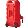 VEVOR Fuel Trolley, 56.78 L, Fuel Canister with Gravity & Hand Pump Mode, Petrol Canister, 3 m Delivery Hose & Hand Pump, Gas Tank for Motorboats, Off-Road Vehicles, Petrol & Diesel
