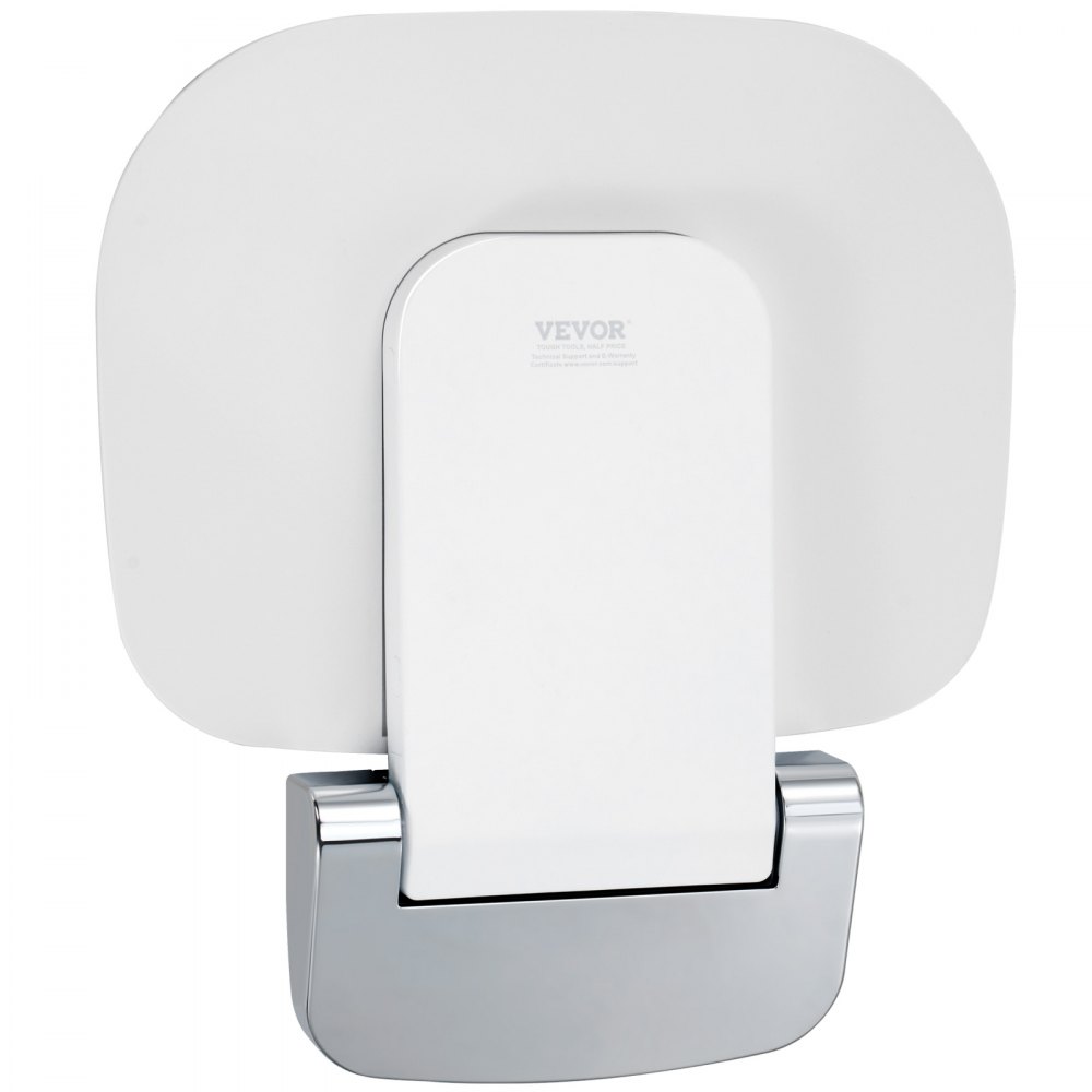 VEVOR Asiento de ducha plegable de urea-formaldehído, 13.6'' x 12.8'' desplegado, banco de ducha plegable montado en la pared con capacidad de carga de 450 libras, silla de ducha plegable que ahorra espacio para personas mayores, niños y adultos