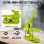 VEVOR Máquina para Fabricar Botones Diámetro de 25 mm Cortador de Círculo de Insignia 23,5 x 8 x 37 cm de Plástico Máquina para Hacer Pines Chapas Lazos Llaveros Abrebotellas Personalizadas 500 Piezas