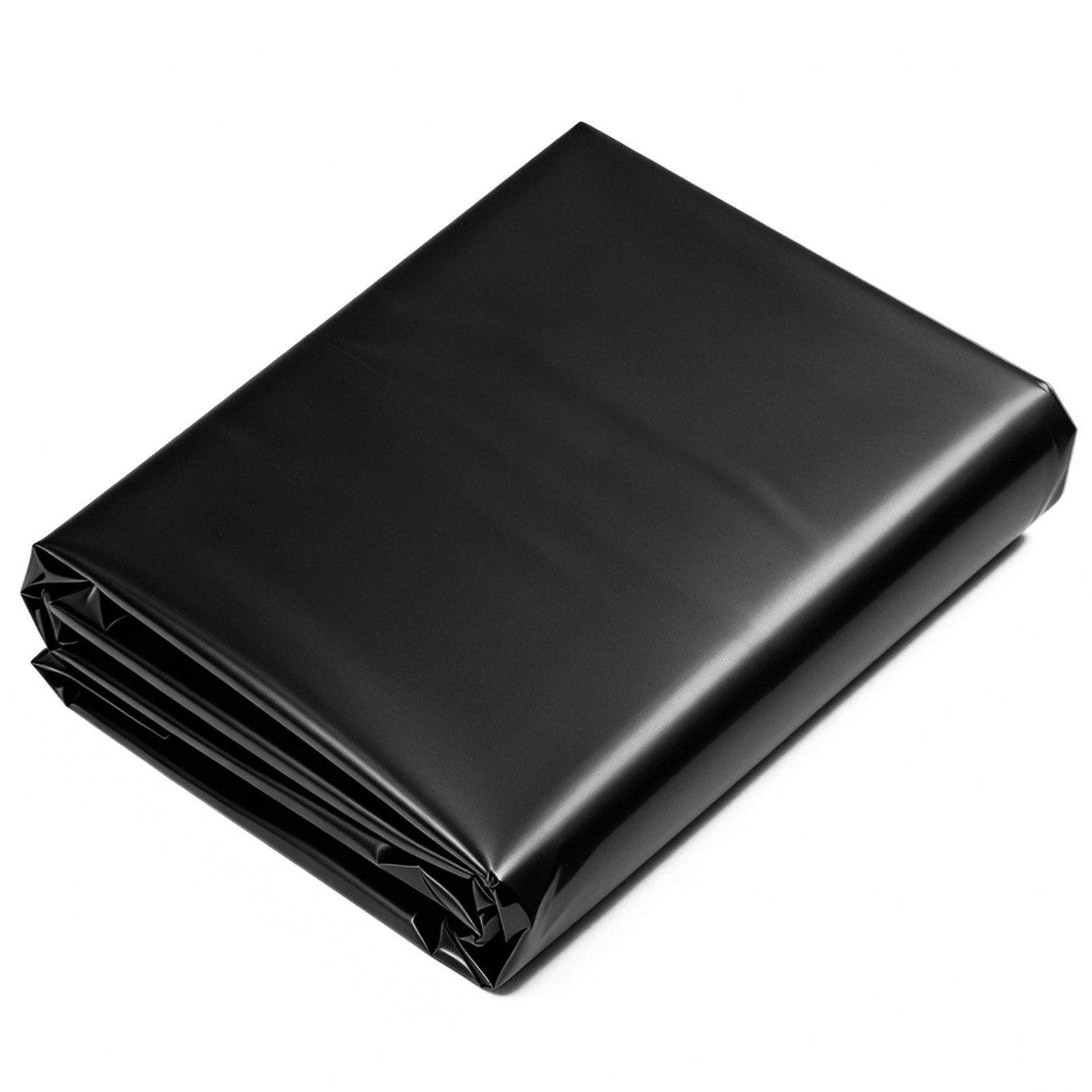 VEVOR Lámina de Plástico de Polietileno 3,05 x 7,62 m Espesor de 0,15 mm, Malla Antihierbas para Jardín Huerto, Cubierta de Invernadero, Aislamiento de Jardinería, Protección para Construcción, Negro