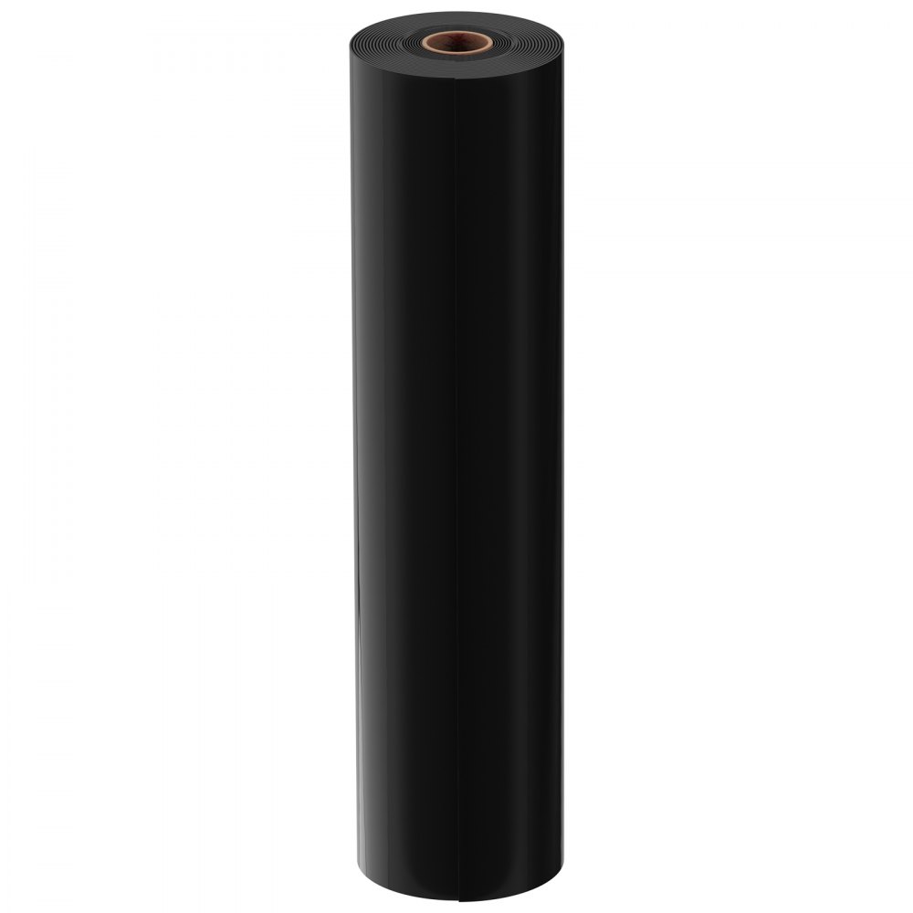 VEVOR Láminas de Plástico de Polietileno 6,1 x 30,48 m Espesor de 0,15 mm, Malla Antihierbas, Barrera de Vapor, Control de Malas Hierbas, Cubierta de Invernadero, Protección de Escombros de Edificio