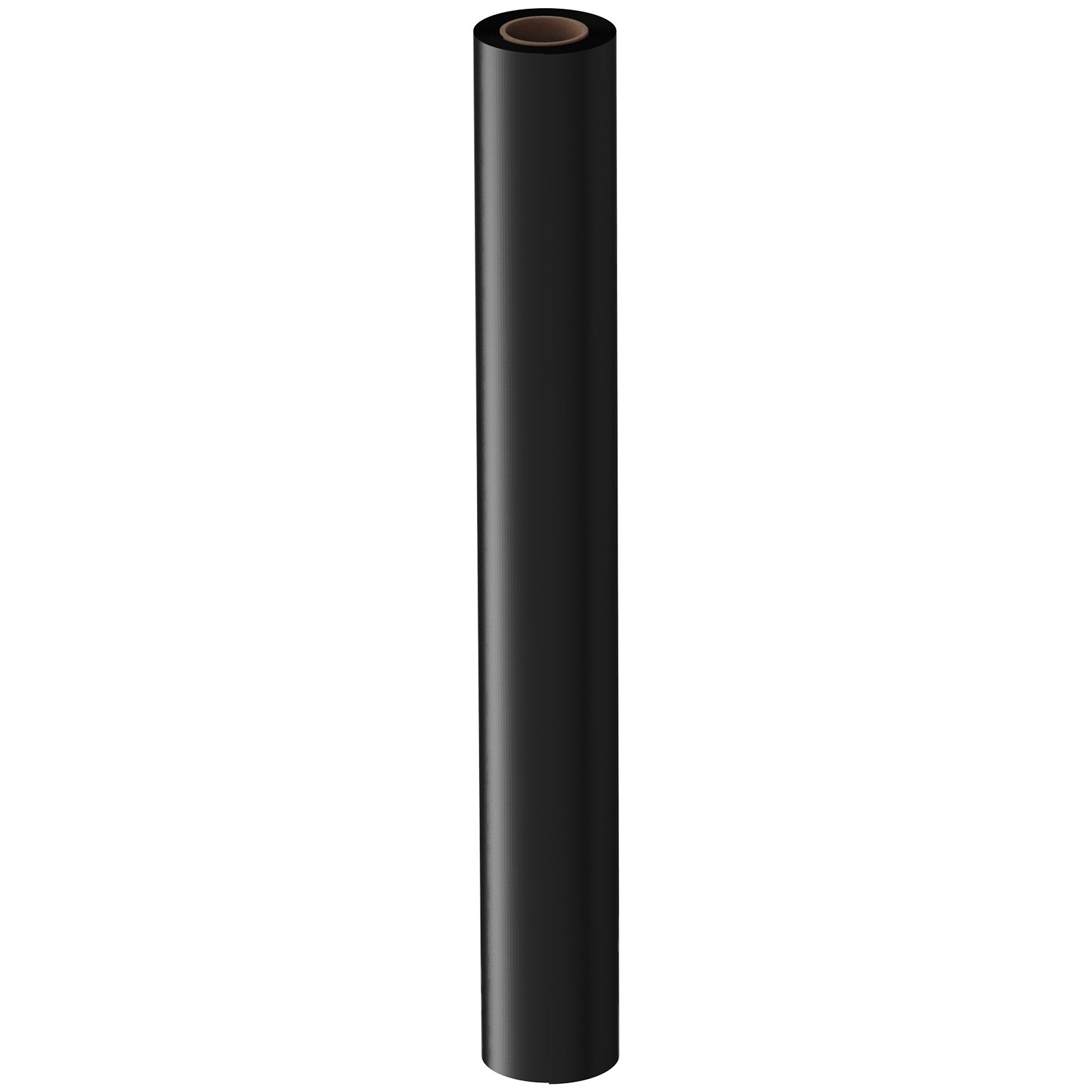 VEVOR Rollo de Láminas de Plástico de Polietileno 1,83 x 30,48 m Negro, Membrana Hortícola para Invernadero, Espesor de 0,1 mm, Barrera de Vapor, Malla Antihierbas Huerto, Aislamiento de Jardinería