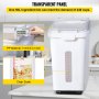El contenedor de almacenamiento de ingredientes VEVOR presenta una capacidad de 50 l, una escala transparente y un material PP duradero.