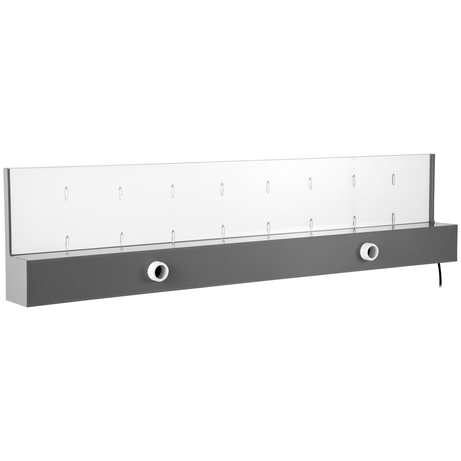 VEVOR Aliviadero de Fuente de Piscina en Cascada, 89 x 20 x 8 cm 17 Colores LED, Fuente de Cascada de Piscina Acrílico Sólido, Cascada de Piscina para Estanque de Jardín Control Remoto