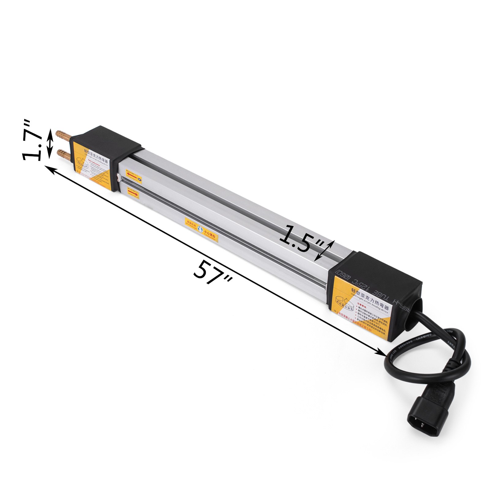 Dobladora manual de acrílico de 1200mm Calentador Plexiglás 1-6mm de espesor