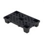 VEVOR Palet de Plástico, Capacidad de 1000 kg/m², Palet de Almacenamiento Apilable con Rejilla Ventilada, Superficie Antideslizante para Almacén Logística Uso Doméstico, 500 x 305 x 100 mm, 6 Unidades